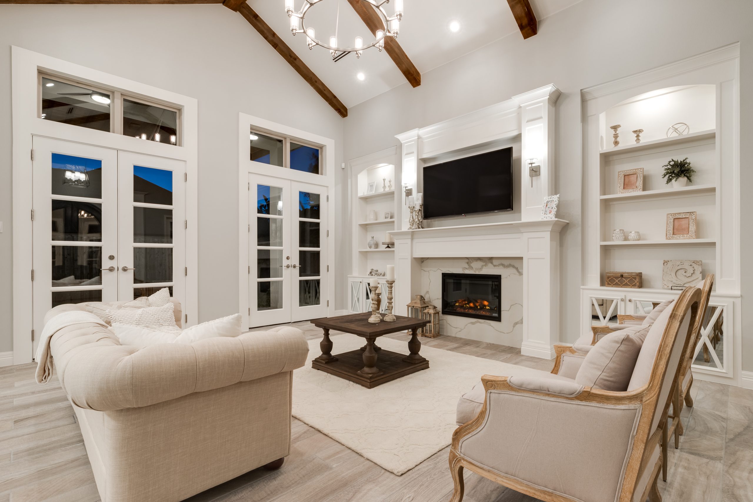 3101 Payton custom home made by Villa Homes construction in Mission, McAllen & RGV Texas living room
