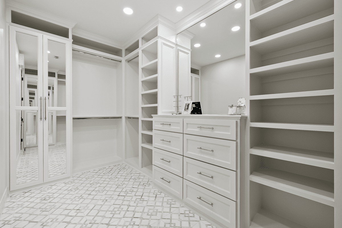 220 Jefferson Villa Homes: Water Edge. Custom Home sale in Texas, South Texas. closet