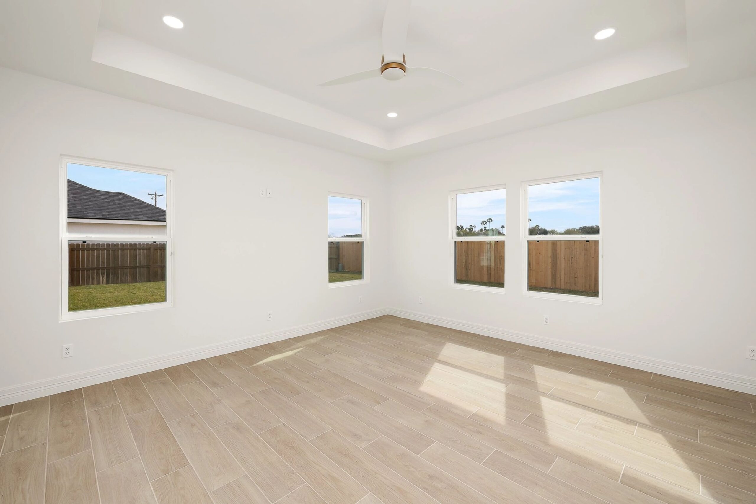 Living room corner, natural lighting design. McAllen