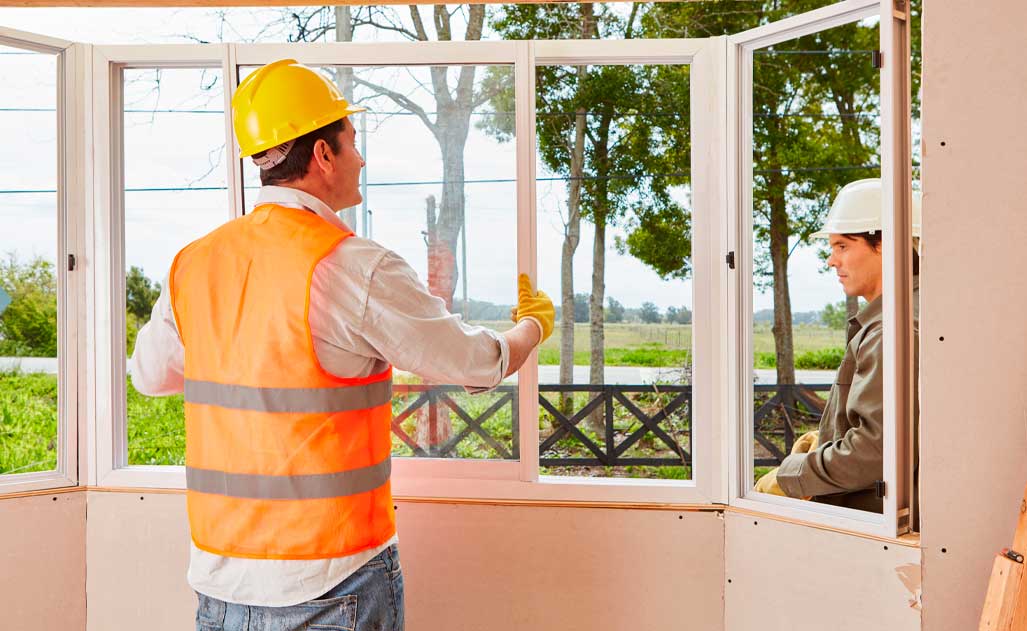 Window construction glaziery process for woodhouse
